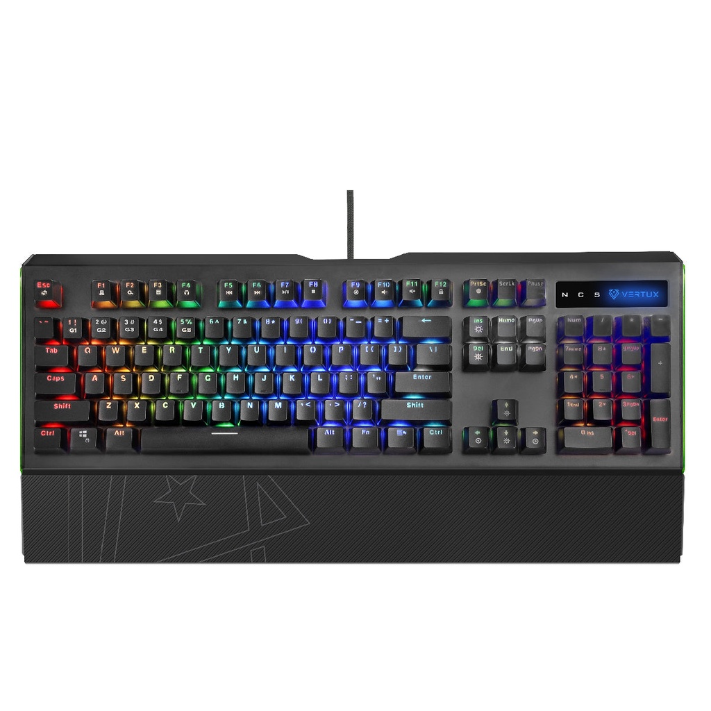 Vertux Pro-Gamer Mechanical Wired Gaming Keyboard (TOUCAN.EN)