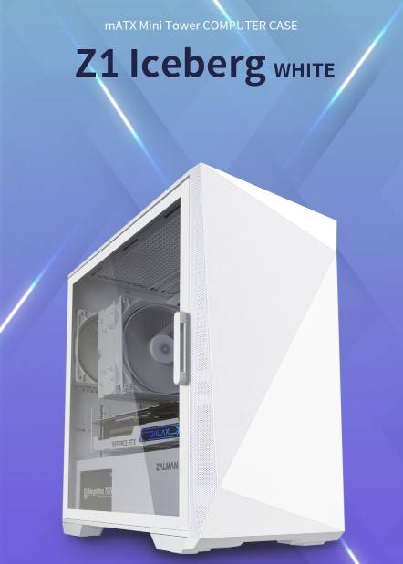 Casing Zalman Z1 Icebearg ATX White