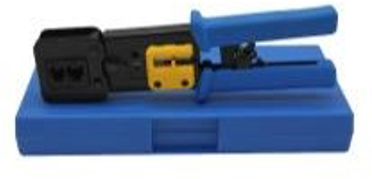 RJ11 RJ45 Pass Through Crimp Tool