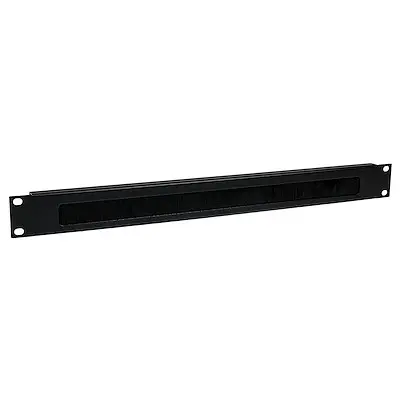 1U Cable Management Metal Brush Type