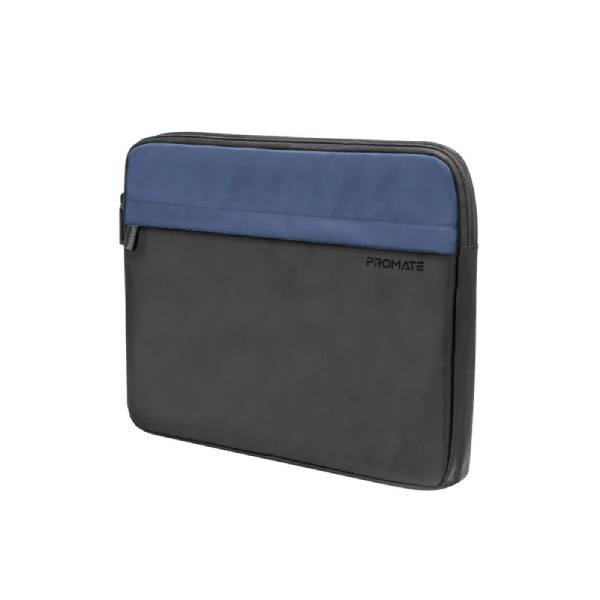Promate Limber-SB.Black Lightweight 13" Tablet Sleeve with Front Storage Zipper