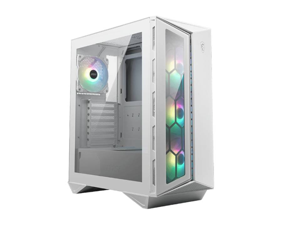 Casing MSI MPG Gungnir 110R Mid Tower White Gaming Case