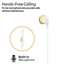 Promate HD Stero In-Ear Wired Earphone with Microphone (COMET.GOLD)