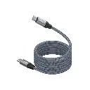 Promate 60W Power Delivery Self-Organizing Magnetic USB-C Cable SPRINGY.GREY