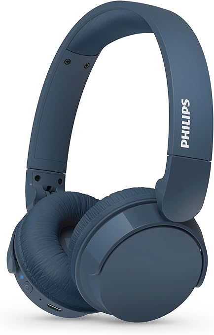 Philips On-Ear Wireless Headphones (TAH4209BL/00) Blue