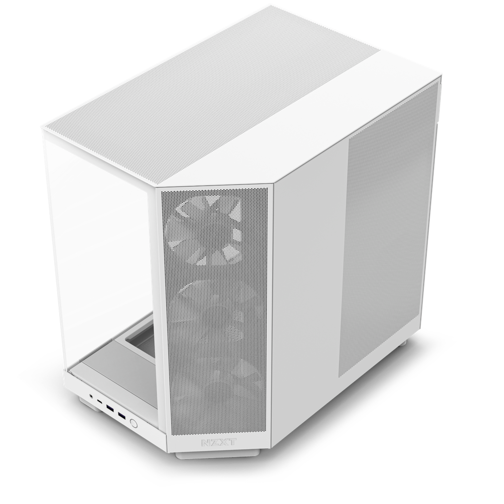 Casing NZXT H6 Flow (2023) Compact Dual-chamber White Case