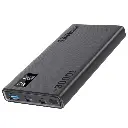 Promate Compact Smart Charging Power Bank with 20W PD Dual USB-C and 22.5W USB-A Ports Black  (BOLT-10PD-BLACK)
