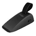 PROMATE High-Sensitivity Portable Door Stopper Alarm with Instant Trigger & Dual Sensitivity mode (DOORSHIELD-BLACK)