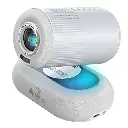 PROMATE 4K Compatible HD Wireless LCD Projector with Built-In Speaker & Ambient RGB light (BEAMER-250R-UK)