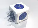Allocacoc PowerCube Original USB SURGE UK Blue (7220BL/UKOUPC)