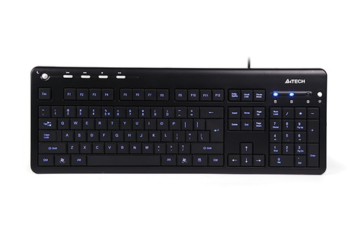 [KBU-A4-KD126] Keyboard USB A4Tech KD-126 White Back Light