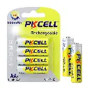 PKCELL NI-MH RTU Rechargeable Battery AA 600mAh, 4pc/card