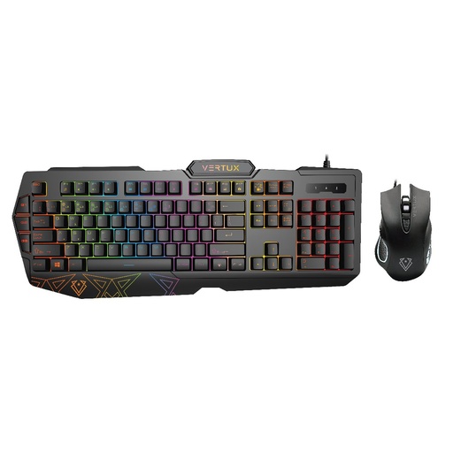 [VER-KB-VENDETTA.EN] Vertux Ergonomic Gaming Keyboard & Mouse With Programable Macro Keys (VENDETTA.EN)