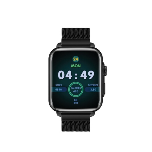 [SW-PROWATCH-B18.BLACK] Promate SuperFit™ Smartwatch With Handsfree Support PROWATCH-B18.BLACK
