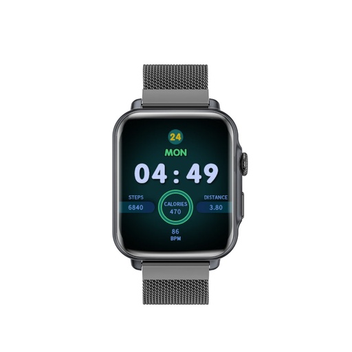 [SW-PROWATCH-B18.GRAPHITE] Promate SuperFit™ Smartwatch With Handsfree Support PROWATCH-B18.GRAPHITE
