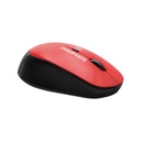 Promate 1600DPI MaxComfort® Ergonomic Wireless Mouse TRACKER.RED