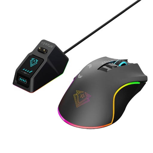 [PRO-KB-MUSTANG] Vertux GameCharged™ Wireless Gaming Mouse (MUSTANG)