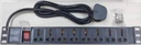 PDU 8 ports with switch type UK standard plug