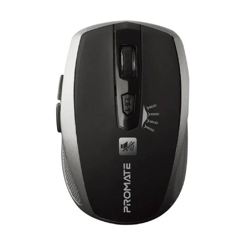 [PRO-MU-Breeze.Silver] Promate Breeze.Silver Silent Switch Streamlined Wireless Mouse