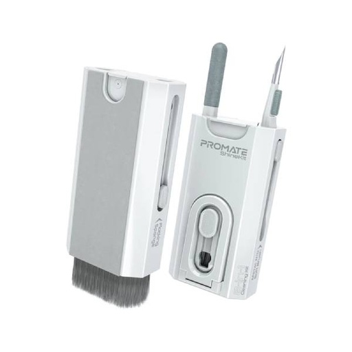 [PRO-CL-SHINEKIT] Promate ShineKit 8-in-1 Multifunctional Cleaning Kit with Phone Holder