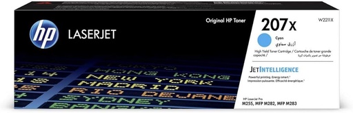 Toner Original HP 207X (W2211X) Cyan LaserJet Toner Cartridge