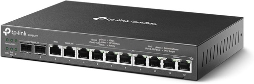 [NR-TP-VPN-ER7212PC(UN)] TP-Link Omada 3-in-1 Gigabit VPN Router with PoE+ Ports and Controlled ER7212PC